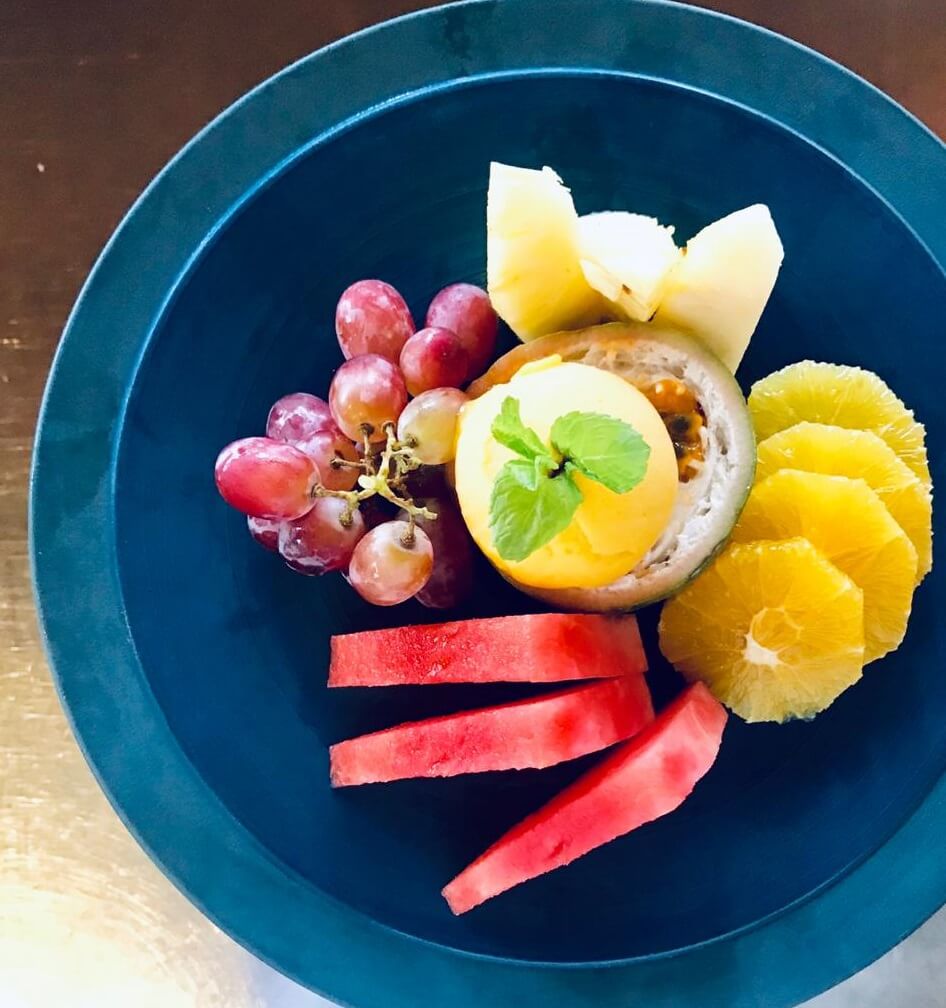 Salade de fruits de saison Catering ile Maurice