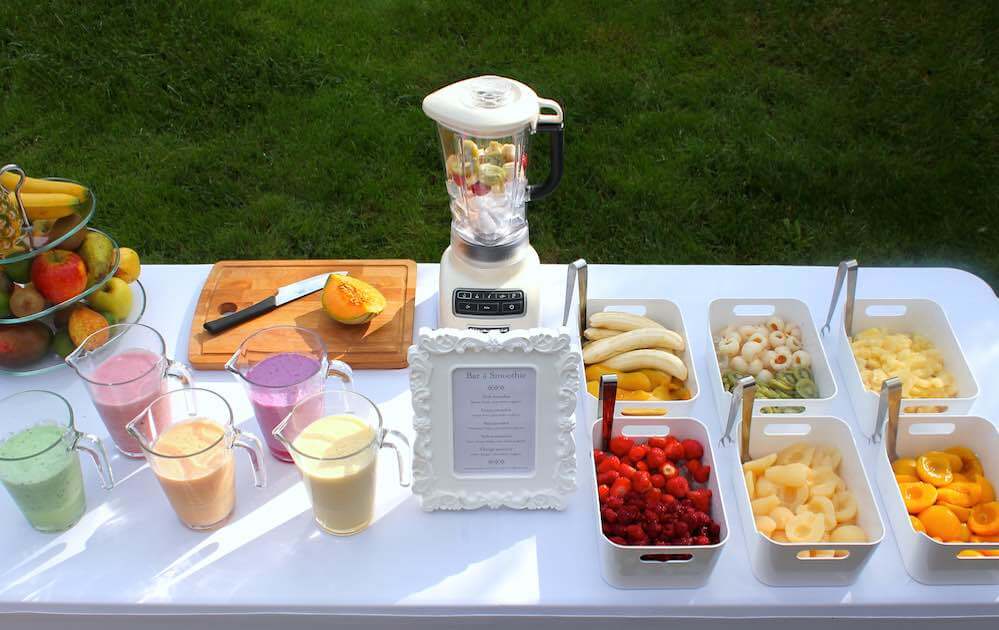 Bar à smoothies Catering ile Maurice