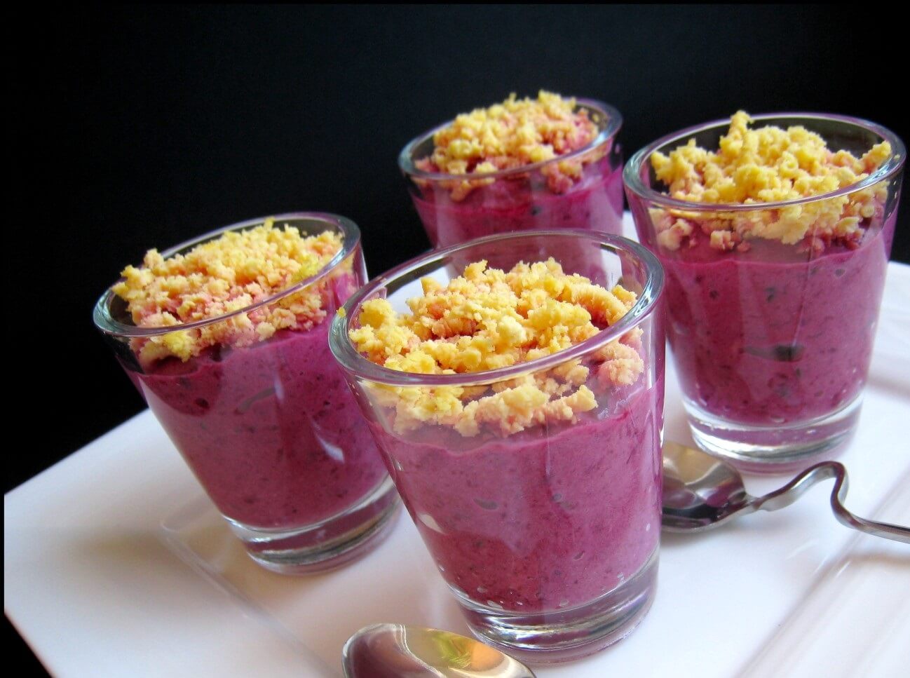 Verrines thon betterave Catering Ile Maurice