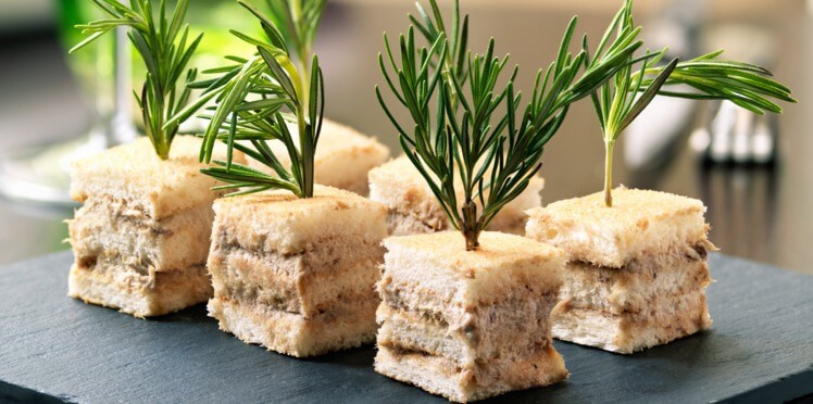 Entrée Sandwich au thon, mayonnaise et céleri Eat Easy Catering Ile Maurice