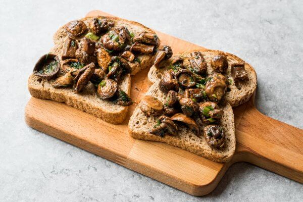 Gadjak Sandwich Bruschetta aux champignons traiteur Ile Maurice