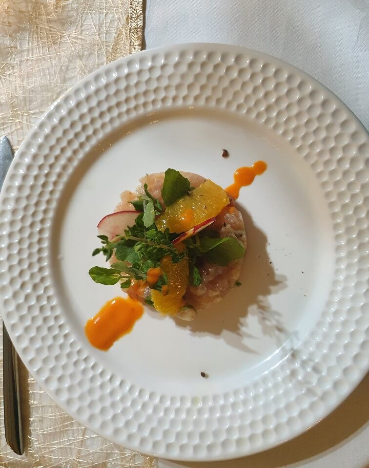 tartare de thon catering ile maurice